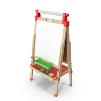 Kids Wooden Whiteboard 38 Inches PNG & PSD Images