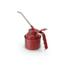 Old Metal Oiler Red PNG & PSD Images