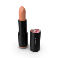 Round Lipstick Matte Brown Open PNG & PSD Images