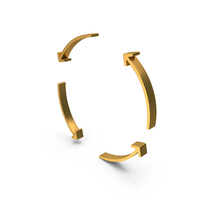 Anti Clockwise Arrows Circular Symbol PNG & PSD Images