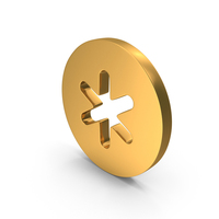 Round Asterisk Symbol PNG & PSD Images