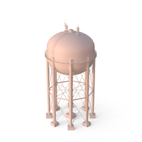 Sunset Water Tower PNG & PSD Images