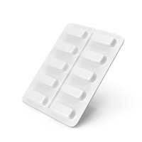 Tablet Blister Pack PNG & PSD Images