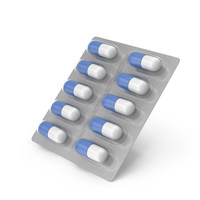 Capsule Blister Pack PNG & PSD Images