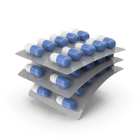 Capsule Blister Packs PNG & PSD Images