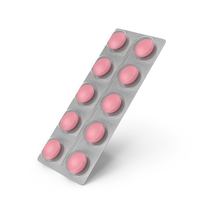 Tablet Blister Pack PNG & PSD Images