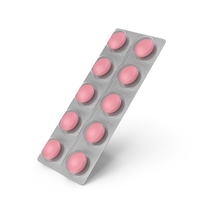 Tablet Blister Pack PNG & PSD Images