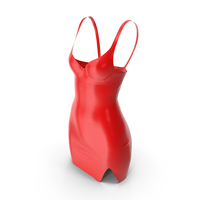 Red Latex Dress PNG & PSD Images