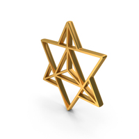 Gold Merkaba Icon PNG & PSD Images