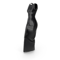 Black Latex Dress PNG & PSD Images