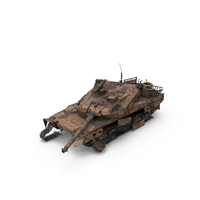 Main Battle Tank Destroyed PNG & PSD Images