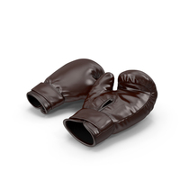 Training Boxing Gloves Brown Leather PNG & PSD Images