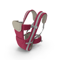 Baby Carrier Pink Straight Position PNG & PSD Images