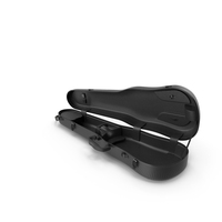 Polycarbonate Violin Case Gewa Pure Black Empty PNG & PSD Images