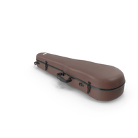 Shockproof Violin Case Brown Closed PNG & PSD Images