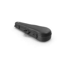 Violin Shaped Case Gewa Pure Black Closed PNG & PSD Images