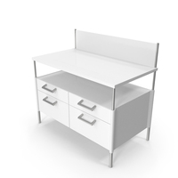 White Baby Care Cabinet PNG & PSD Images