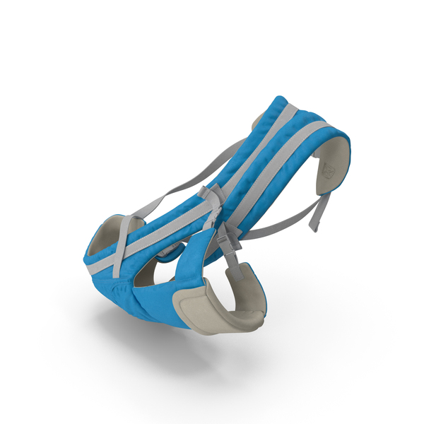 Baby Wrap Carrier Blue Lying Position PNG & PSD Images