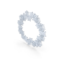 Snowflakes Frame PNG & PSD Images