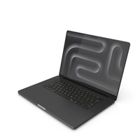 Space Black MacBook Pro 16 Inch PNG & PSD Images