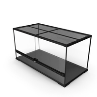 Empty Long Terrarium for Exotic Animals PNG & PSD Images