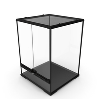 Empty Tall Terrarium For Reptiles PNG & PSD Images