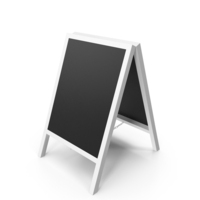 Wooden Chalkboard Sign White Clear PNG & PSD Images