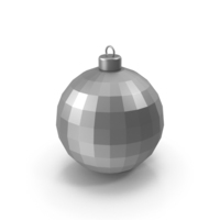 Silver Christmas Ball PNG & PSD Images