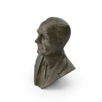 Green Painted Ataturk Bust PNG & PSD Images
