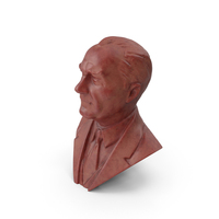 Bust Ataturk Plastic Red PNG & PSD Images