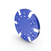 Blue Casino Chip PNG & PSD Images