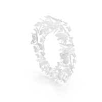 Monochrome Butterflies Number 0 PNG & PSD Images