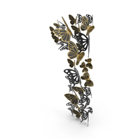 Black Butterflies Number 1 PNG & PSD Images