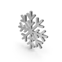 Snowflake Silver PNG & PSD Images