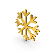 Snowflake Gold PNG & PSD Images