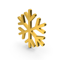 Snowflake Gold PNG & PSD Images