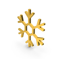 Snowflake Gold PNG & PSD Images