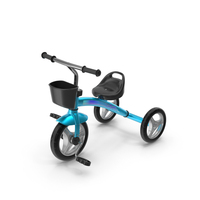 Baby Tricycle with Basket PNG & PSD Images