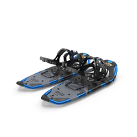 Mountain Snowshoes Atlas Blue PNG & PSD Images