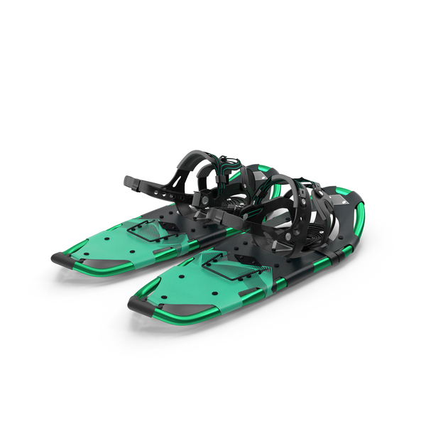 All Terrain Snow Shoes Green PNG & PSD Images