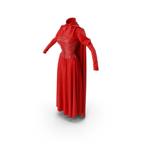 Corset Dress With Cape PNG & PSD Images