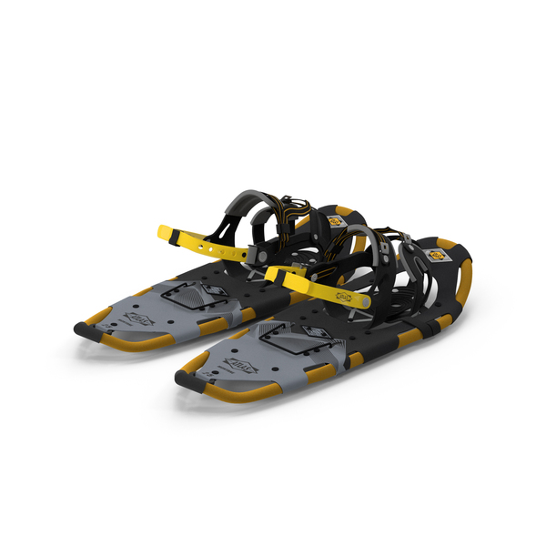 Snowshoes Atlas Yellow PNG & PSD Images