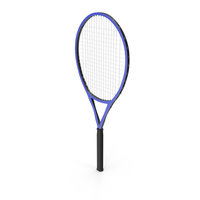 Tennis Racket With Blue Frame PNG & PSD Images