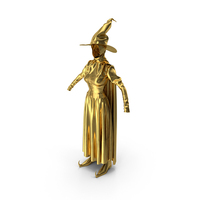 Witch Costume Gold PNG & PSD Images