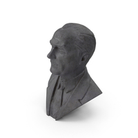 Concrete Ataturk Bust PNG & PSD Images
