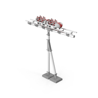 Roller Coaster Track Part PNG & PSD Images