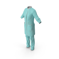 Female Lab Coat And Pants PNG & PSD Images