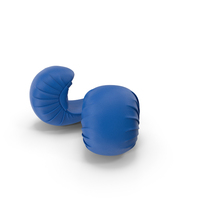 Fighting Gloves WKF Lying Blue PNG & PSD Images