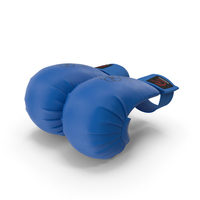 Karate Gloves WKF Blue PNG & PSD Images