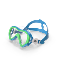 Kids Swimming Mask Seage Blue PNG & PSD Images